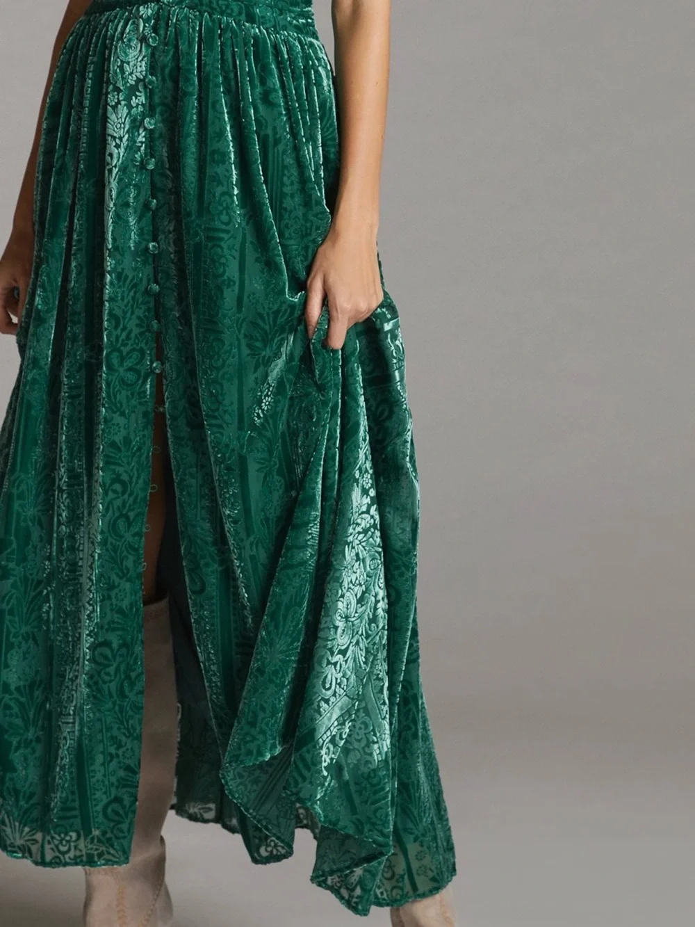 Anthropologie elegant emerald